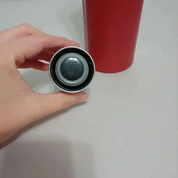 Miami Heat Red Tumbler Thermos Stainless Steel Travel Mug Basketball 12" Tall - Picture 7 of 7